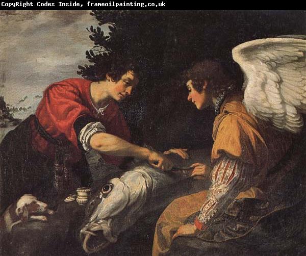Jacopo Vignali Tobias and the Angel